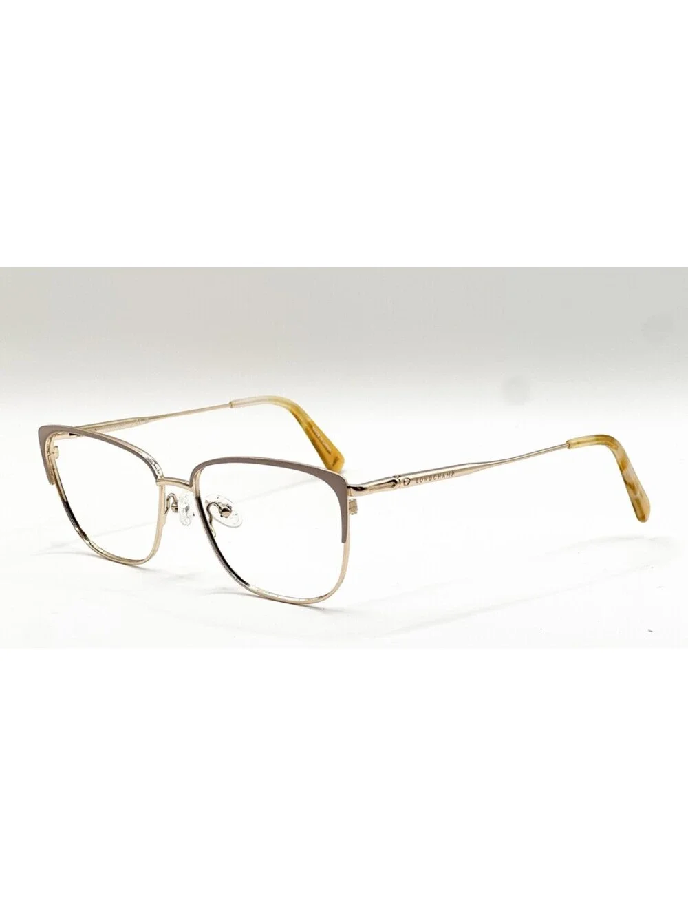 Longchamp LO2144 107 Ivory Rectangle Authentic Eyeglass Frames 54-15-140
